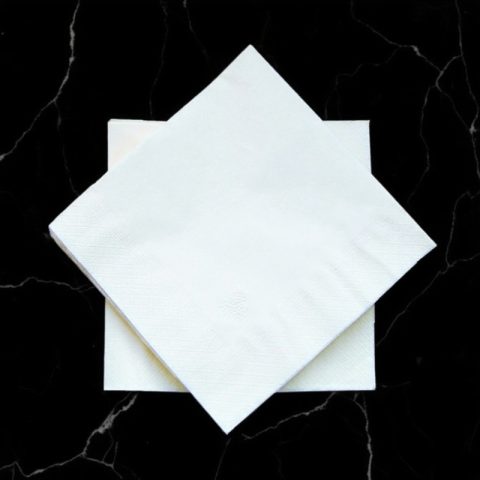 30×30 cm Tek Katlı 1/4 Kare Katlama Peçete