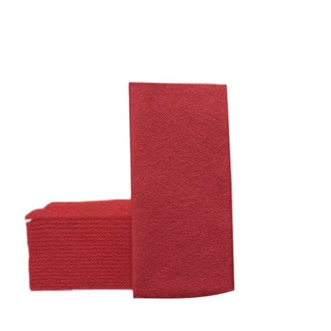 40x40cm 1/8 Garson Katlama Kırmızı Airlaid Peçete